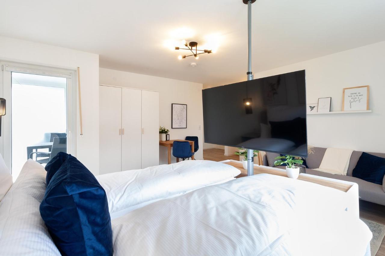 Modernes Apartment *Liobablick Nr. 3* - Fewo Fulda/Petersberg 彼得堡 外观 照片